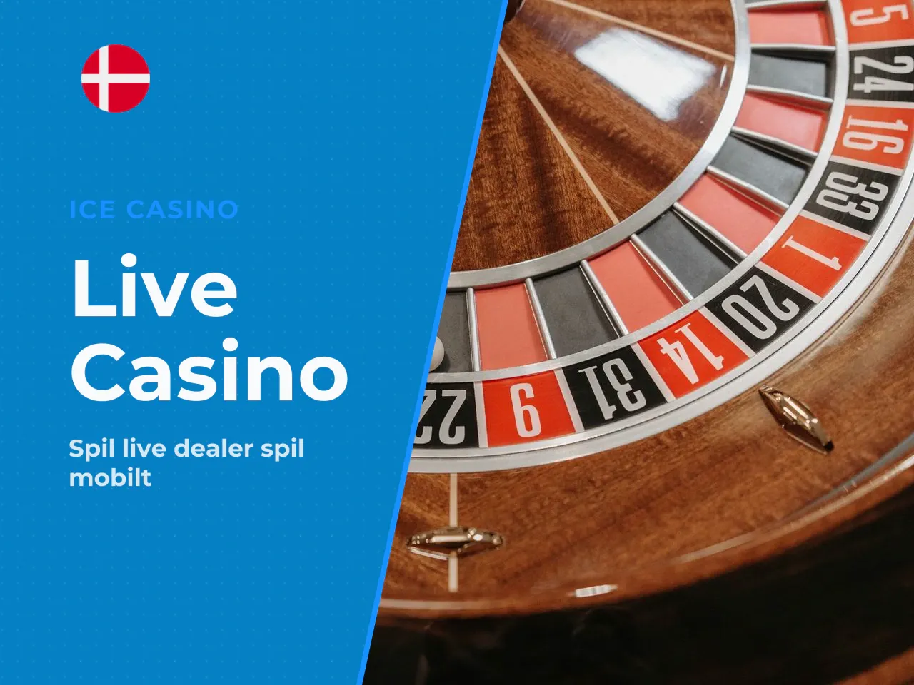 12. Live casino fra mobilen. ICE