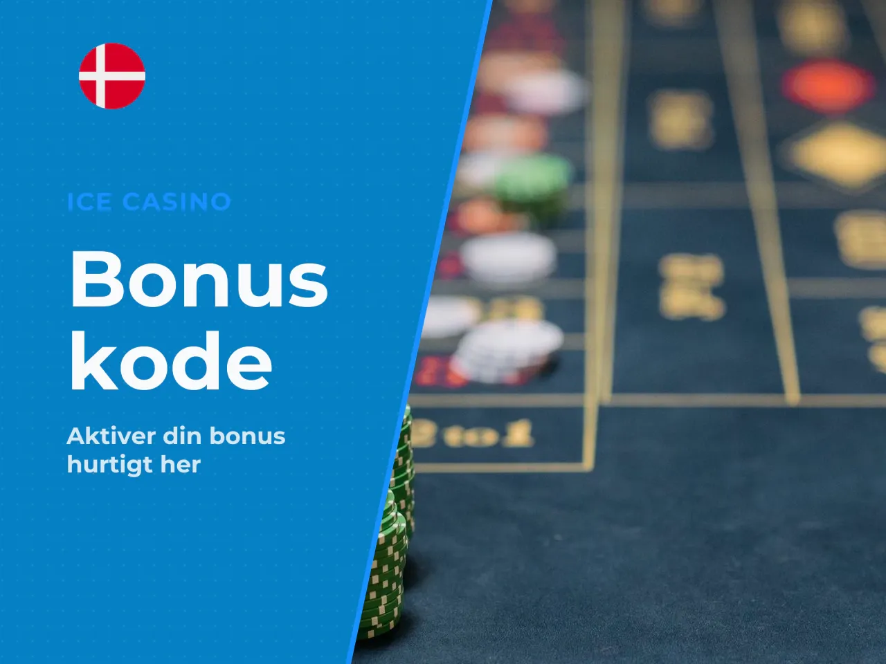 Sådan bruger du en bonus code