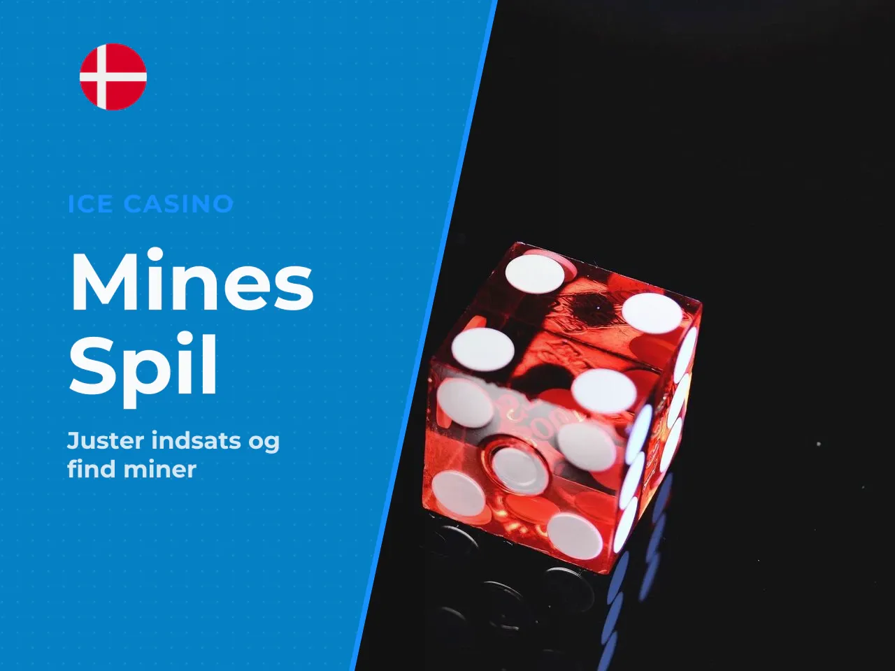 Vælg indsats og antal miner før