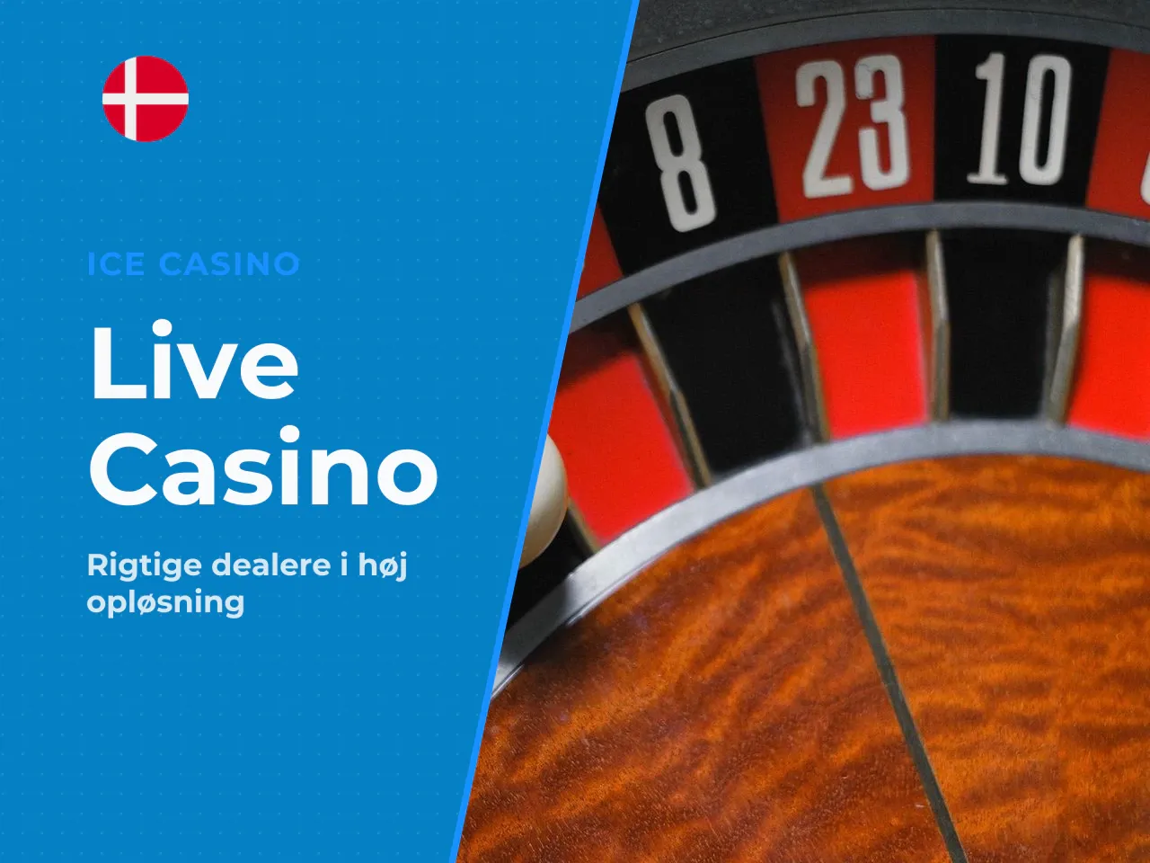 Live casino og spil med reel-format