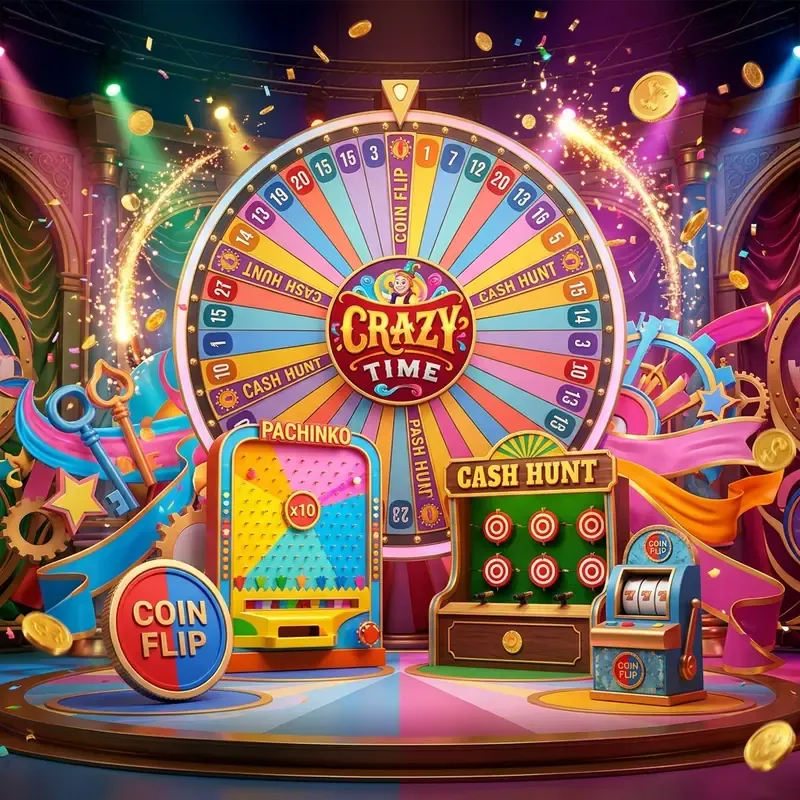 Crazy Time spil gratis demo og