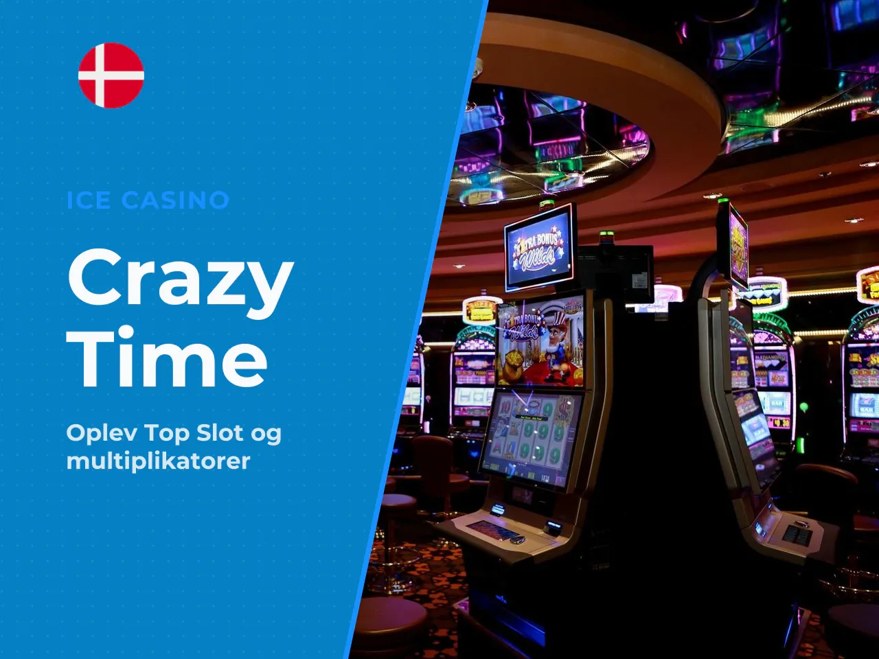 Top Slot og multiplikatorer i Crazy